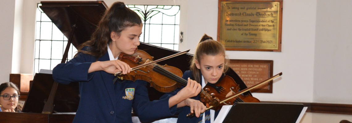 Music performance at Normanhurst School