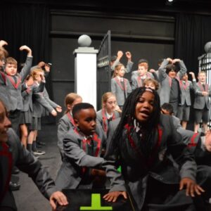 students in theatre performance
