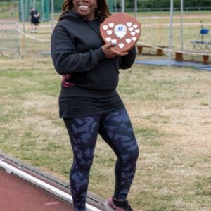 Student with winning silverware