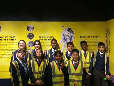 students on a science trip