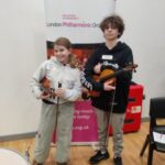 students playing instruments