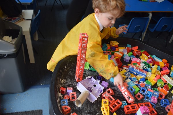 pre prep student playing